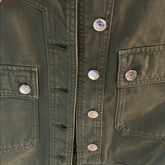 Veronica beard Elias short sleeve denim jacket - new with tags - Picture 5 of 6